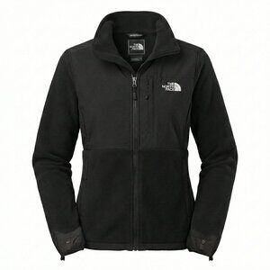 The North Face Denali Fleece Jacket Women’s Medium Black Zip Up Thrashed 🖤